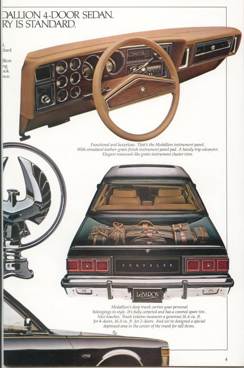 1979 Chrysler LeBaron Brochure Page 2